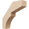 Ekena Millwork 3-inch W x 12-inch D x 12-inch H Monterey Rough Cedar Woodgrain TimberThane Knee Brace, Primed BRCUR03X12X12MONRCPR - alternate 1